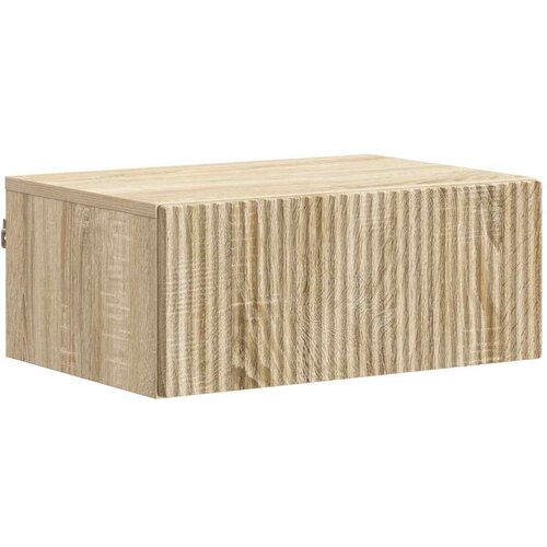  Stenski nočni omarici s predalom Sonoma hrast 49 x 34,5 x 20 cm, (5000210041) Cene