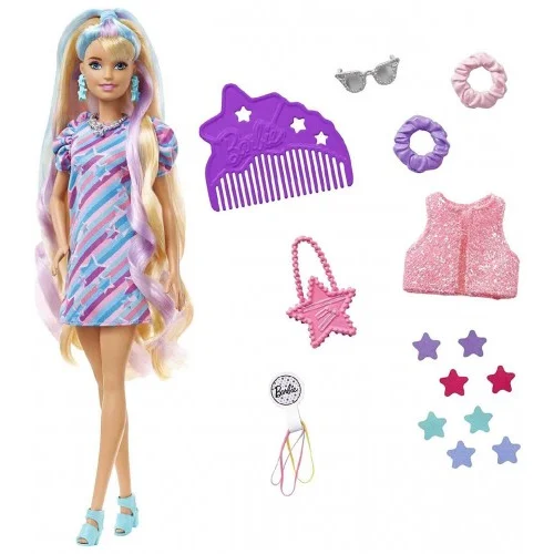 Mattel igračka Barbie sa dodacima za pravljenje frizure HCM88