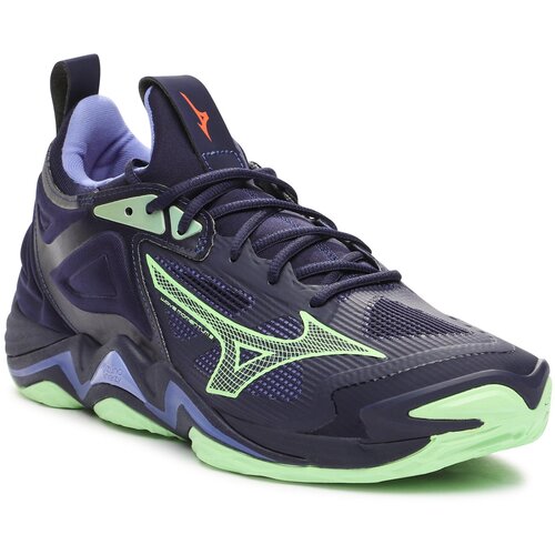 Mizuno Čevlji Wave Momentum 3 V1GA2312 Eblue/Techngreen/Iolite 11 Slike