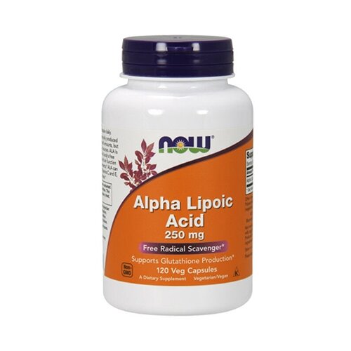Now Foods Alfa lipoična kiselina 250 mg 120 капс. Slike