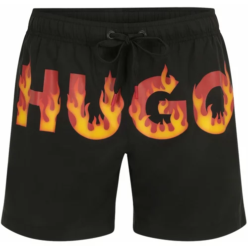 Hugo Kratke kopalne hlače 'FUSHI' oranžna / rdeča / črna