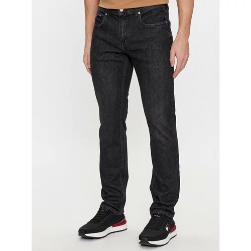 Tommy Hilfiger Jeans hlače Denton MW0MW33343 Črna Straight Fit