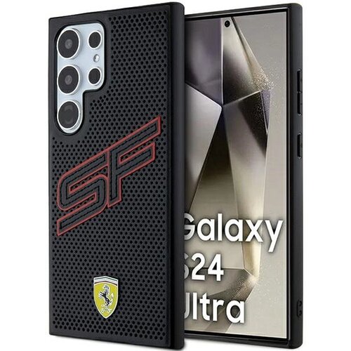 Ferrari ETUI VELIK SF PERFORIRAN ZA SAMSUNG GALAXY S24 ULTRA BLACK, (21898096) Cene