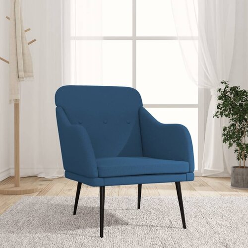  Fotelja plava 63 x 76 x 80 cm od tkanine Cijene