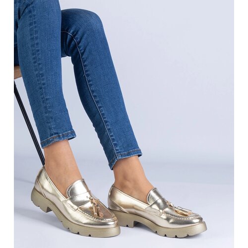 Gemre Golden classic loafers with tassels Esitta Cijene