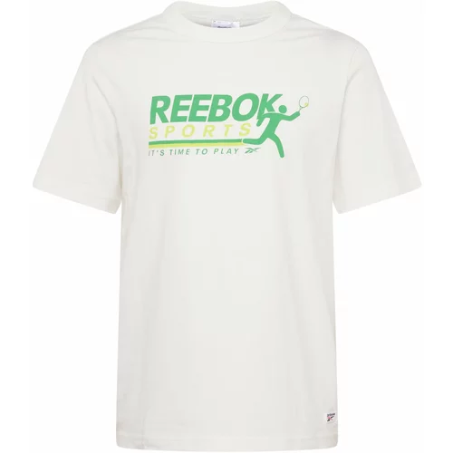 Reebok Tehnička sportska majica žuta / zelena / bijela