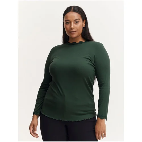 Fransa Green Long Sleeve T-Shirt - Women