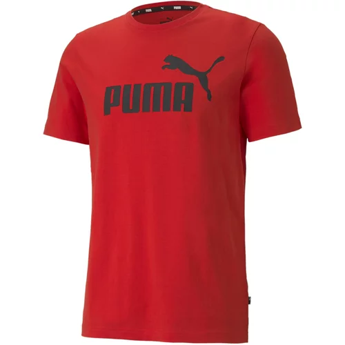 Puma Funkcionalna majica 'Essential' rdeča / črna