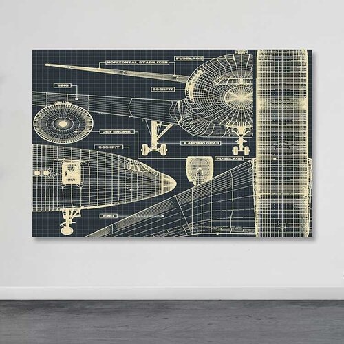 Wallity Zidna slika DEV02426100140, 100x140 cm Cene