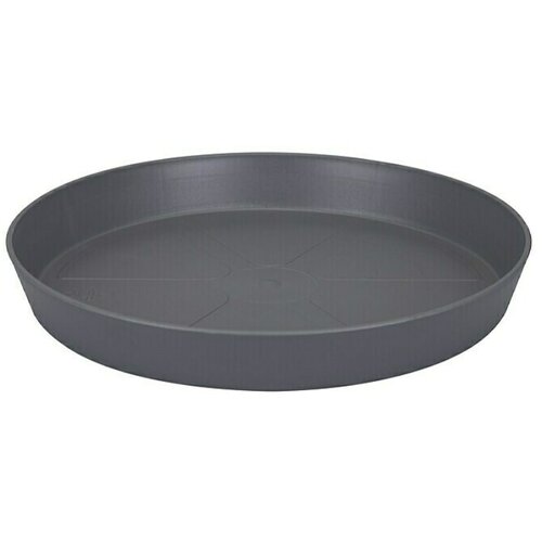 ELHO loft Urban Podložak za teglu za cvijeće Saucer (Vanjska dimenzija (&amp;oslash; x V): 14 x 2 cm, Plastika, Antracit) Slike