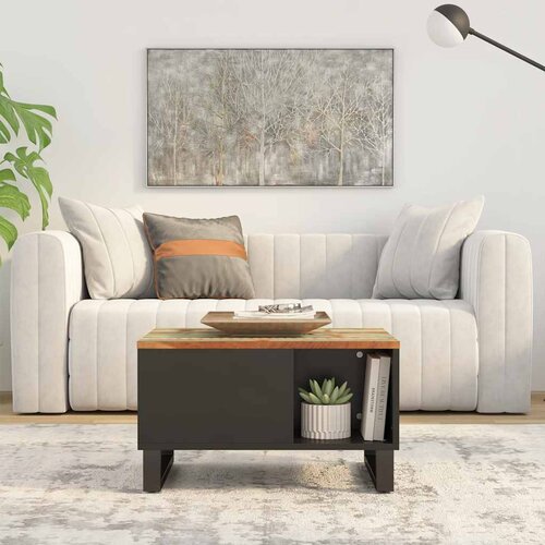  Stolić za kavu 60 x 50 x 35 cm od masivnog obnovljenog drva Cijene