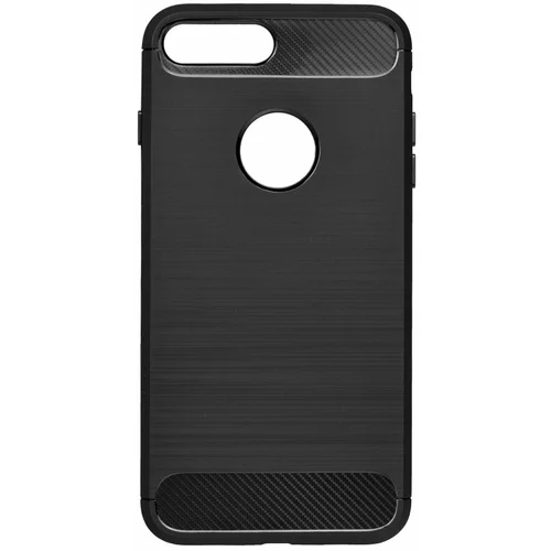  Gumijasti / gel etui Carbon za Apple iPhone 7 / 8 (4.7") - črni