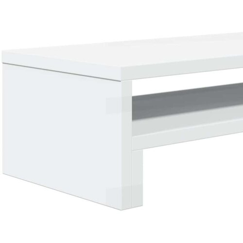 VidaXL Stalak za monitor bijeli 54 x 22 x 15 cm od konstruiranog drva Slike