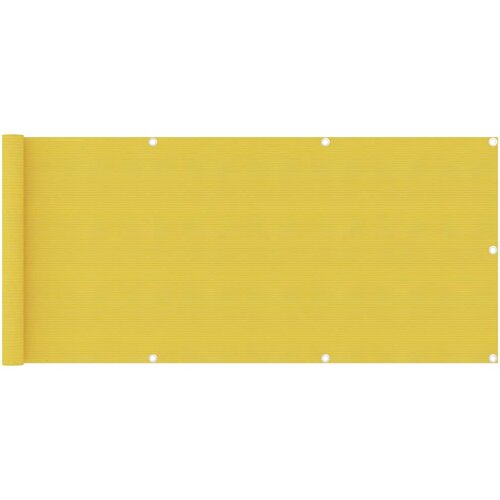vidaXL Balkonsko platno rumeno 75x400 cm HDPE, (20692836) Cene
