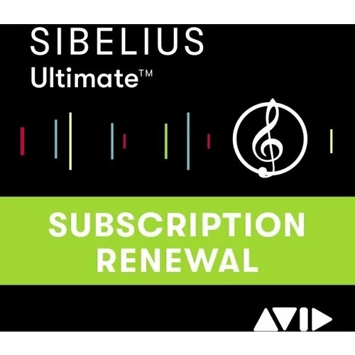 Avid sibelius ultimate 1Y updates+support (renewal) (digitalni izdelek)