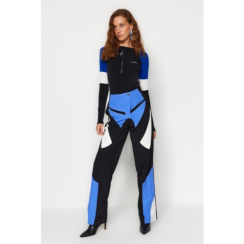Trendyol X Sagaza Studio Black Blocky Parachute Pants Cijene