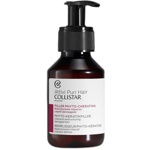 Collistar Hair Phyto-Keratin Filler Intensive Restructuring nega pred &amp;scaron;amponiranjem s keratinom 100 ml Slike