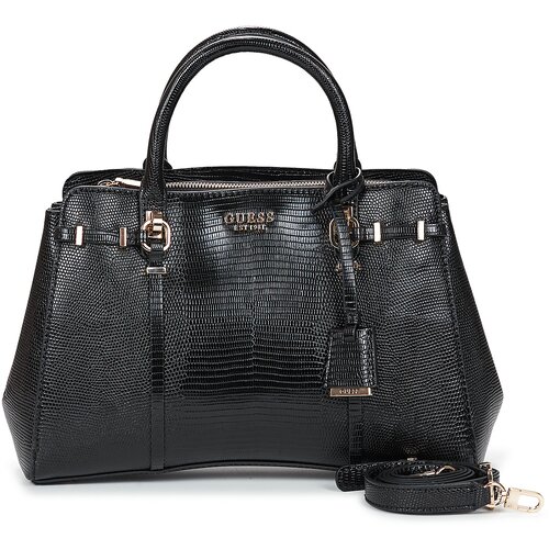 Guess LEONA MULTI COMP SATCHEL Crna Slike
