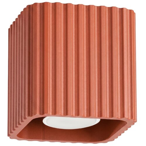 Sollux Lighting Stropna svetilka RIFF 1 rdeča okra GU10, (5000499866) Cene