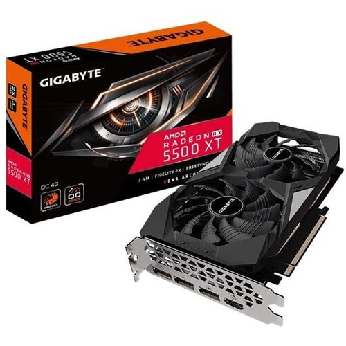 Gigabyte AMD Radeon RX 5500 XT, 4GB, GDDR6, 128bit GV-R55XTOC-4GD grafička kartica Slike