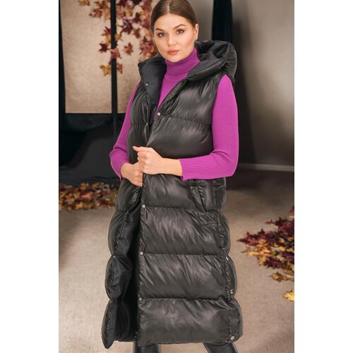 Dewberry Z6733 HK STYLE WOMEN'S VEST-STRAIGHT BLACK Cijene