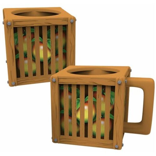 Numskull Games Official Crash Team Racing Nitro-fueled Wumpa Fruit Crate Mug Cene