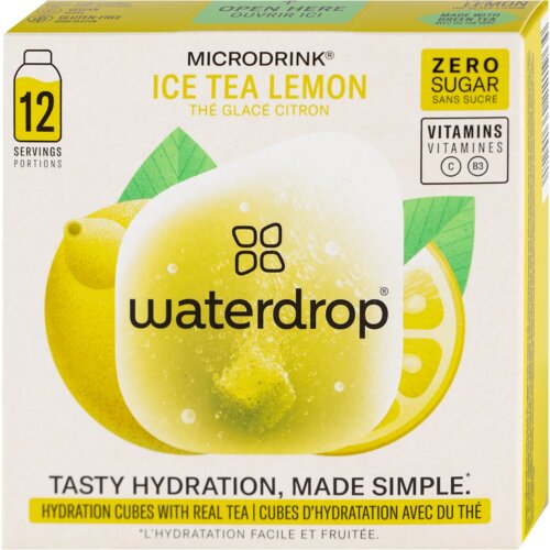 Waterdrop Ice tea lemon piće u kockicama 25,2g 12kom Slike