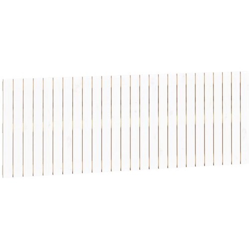 Maison Chic stensko posteljno vzglavje - vzglavna omarica - nočna omarica belo 166x3x60 cm trdna borovina, (21707046) Cene