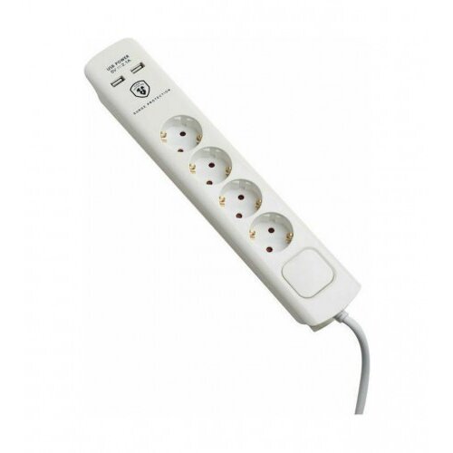 Master Kabal produžni sa prekidačem 3x1,5mm 2xUSB GES-160 Slike