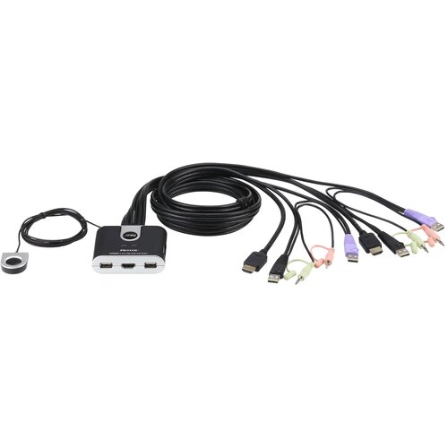  Kvm switch aten CS692 2-Port USB/3xHDMI/6xUSB/3xAudio Cene