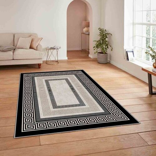 Conceptum Hypnose tepih HM-CRP25-36, pravougaoni, 100 x 140 cm, crno-bež Cijene
