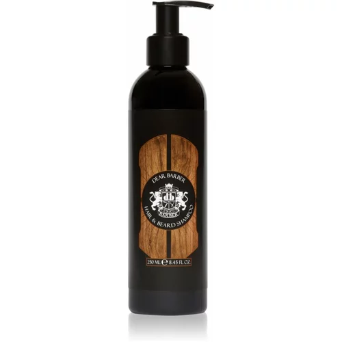DEAR BARBER Shampoo šampon za kosu i bradu za muškarce 250 ml