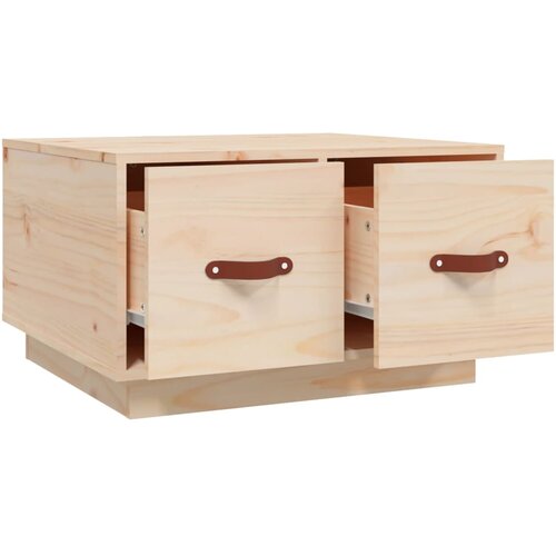 VidaXL Stolić za kavu 60 x 53 x 35 cm od masivne borovine Slike