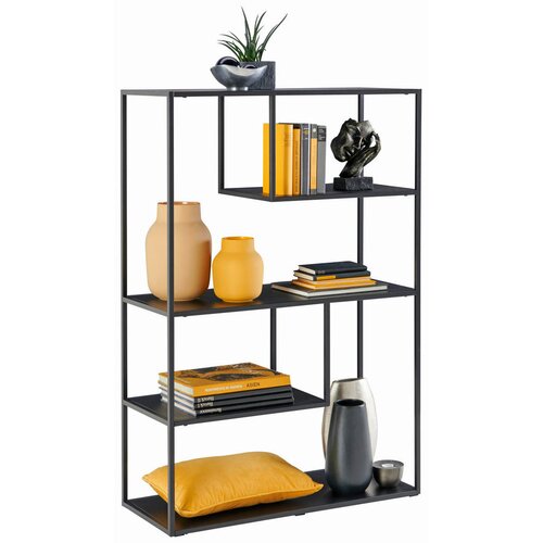 CARRYHOME regal 85/126/35 cm črna Cene
