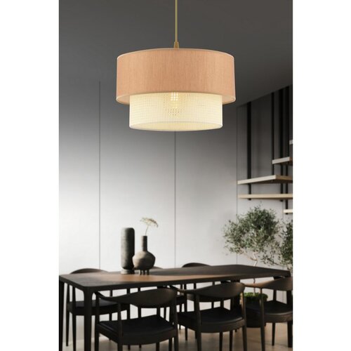 Opviq echo - white, brown whitebrown chandelier Slike