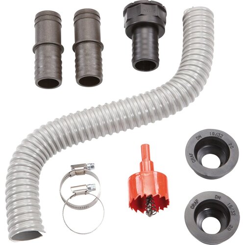 Garantia FLEX-COMFORT povezovalni set 1 1/4" - siva Cene