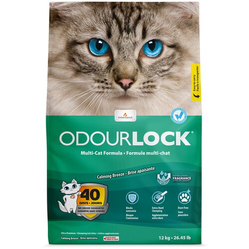 OdourLock Calming Breeze mačji pesek - 12 kg Cijene