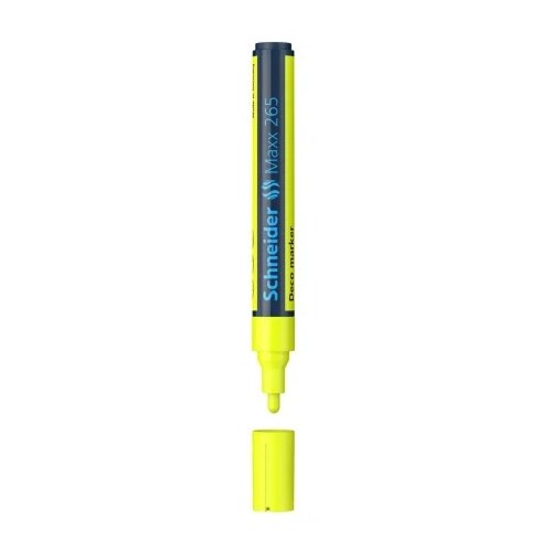 Schneider maxx 265 marker tečna kreda okrugli vrh - odaberite boju žuta ( 196420 ) Slike