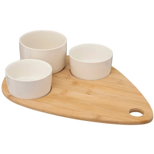 Secret De Gourment SECRET DE GOURMET Aperitif set Bamboo white Cene