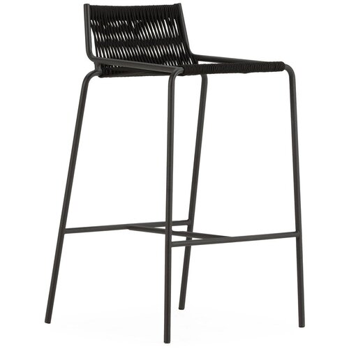 Marckeric Crna metalna barska stolica (visine sjedala 65 cm) Emily &amp;ndash; Slike