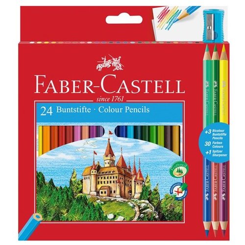 Faber-castell bojice šestougaone / set od 24 boje Slike