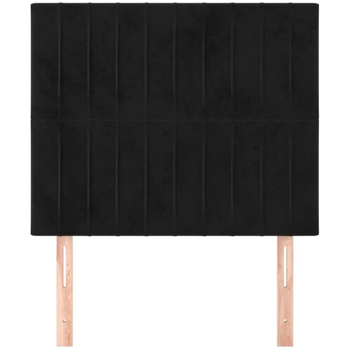  Uzglavlje Crno 90x5x118/128 cm Bar&amp;scaron;unasto Slike