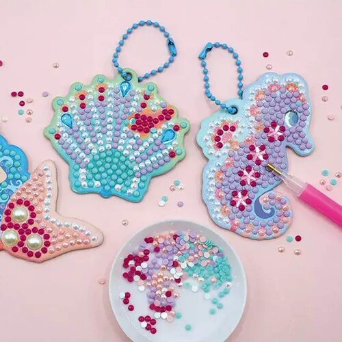 Janod kreativni set za ustvarjanje obeski za ključe magic ocean Slike