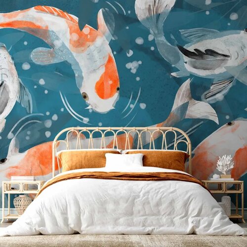 Foto tapeta - Koi Fishes - Second Variant 350x256 Premium Slike