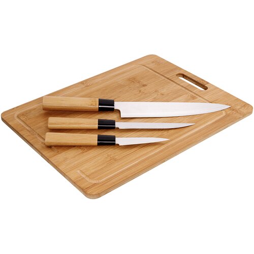 Casa Collection daska bamboo set s noževima 4/1 Slike