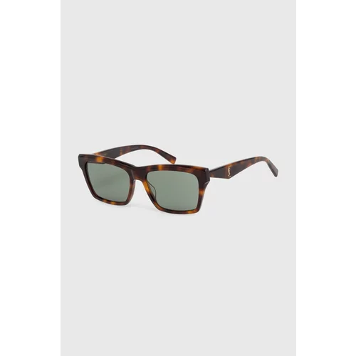 Saint Laurent Sončna očala rjava barva