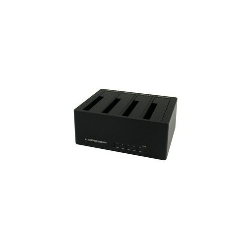 HDD DOCKING LC-DOCK-U3-4B USB3.0/eSATA 4x HDD/SSD Black Cene