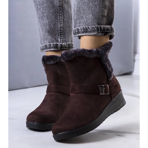 Gemre Brown insulated wedge ankle boots Capo Cijene