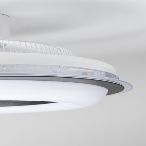  Brilagi - LED prigu&amp;scaron;iva svetiljka sa ventilatorom RONDA LED/48W/230V crna + daljinski upravljač Slike