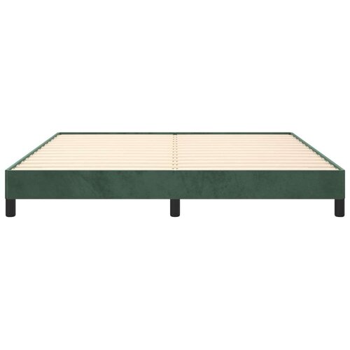 VidaXL okvir za krevet tamnozeleni 180x200 cm bar&amp;scaron;unasti Slike
